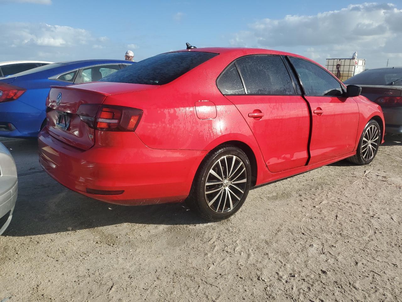 2016 Volkswagen Jetta VIN 3VWD17AJ6GM285368 Copart auction photo, water/flood damage thumbnail 3