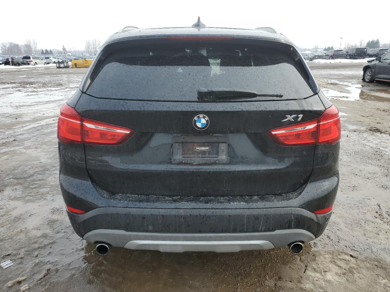 2018 BMW X1 VIN WBXHT3C35J5F89655 Copart auction photo, front end / undercarriage damage thumbnail 6