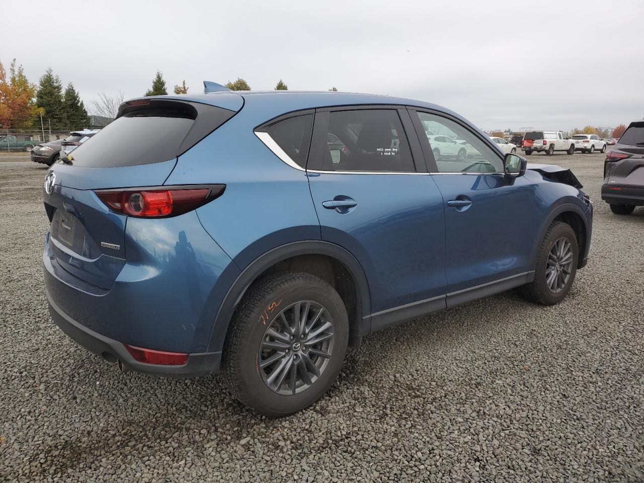2021 Mazda CX-5 VIN JM3KFBCM7M0321211 Copart auction photo, front end damage thumbnail 3