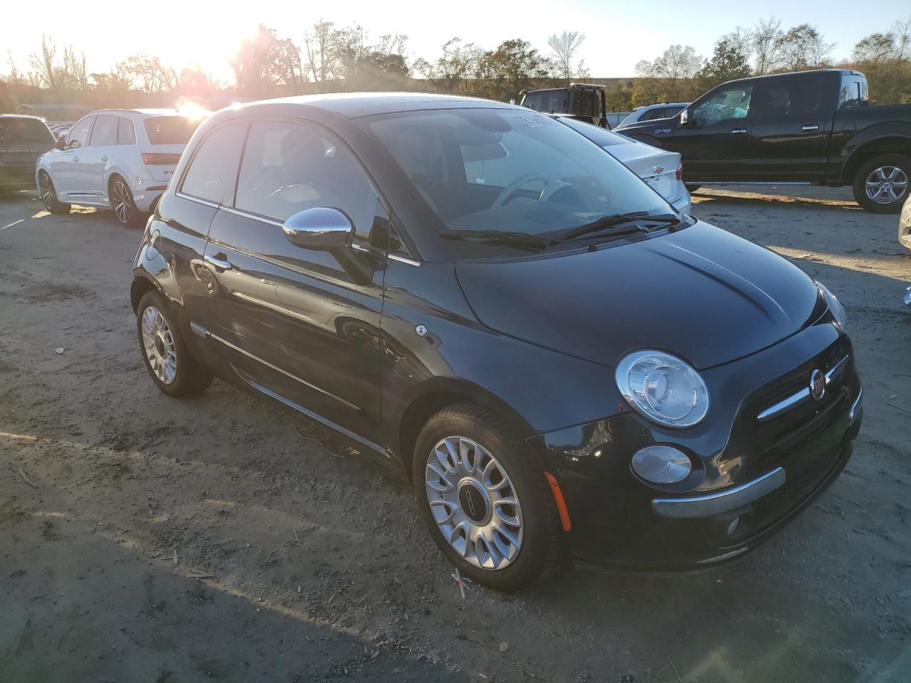 2014 Fiat 500 VIN 3C3CFFCRXET288228 Copart auction photo, rear end damage thumbnail 4