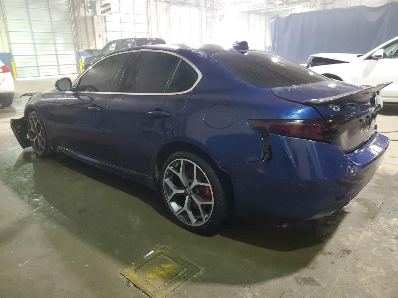 2021 Alfa Romeo Giulia VIN ZARFANBN3M7649517 Copart auction photo, front end / rear end damage thumbnail 2