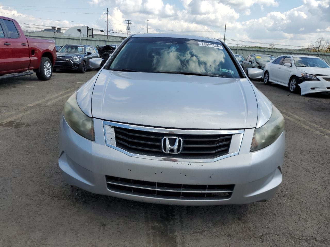 2008 Honda Accord VIN 1HGCP26758A134048 Copart auction photo, rear end / side damage thumbnail 5