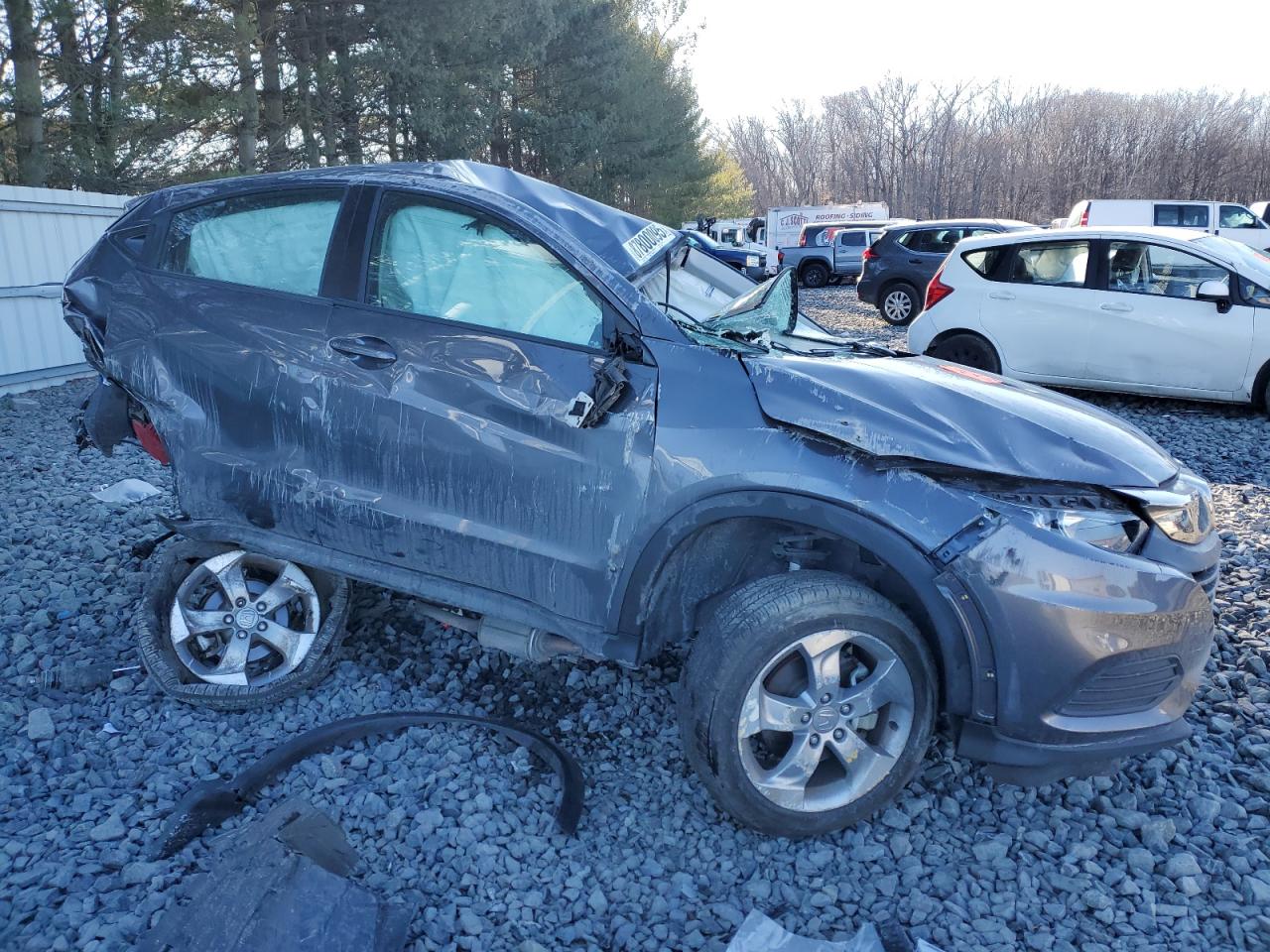 2019 Honda HR-V VIN 3CZRU6H33KG715456 Copart auction photo, all over damage thumbnail 4