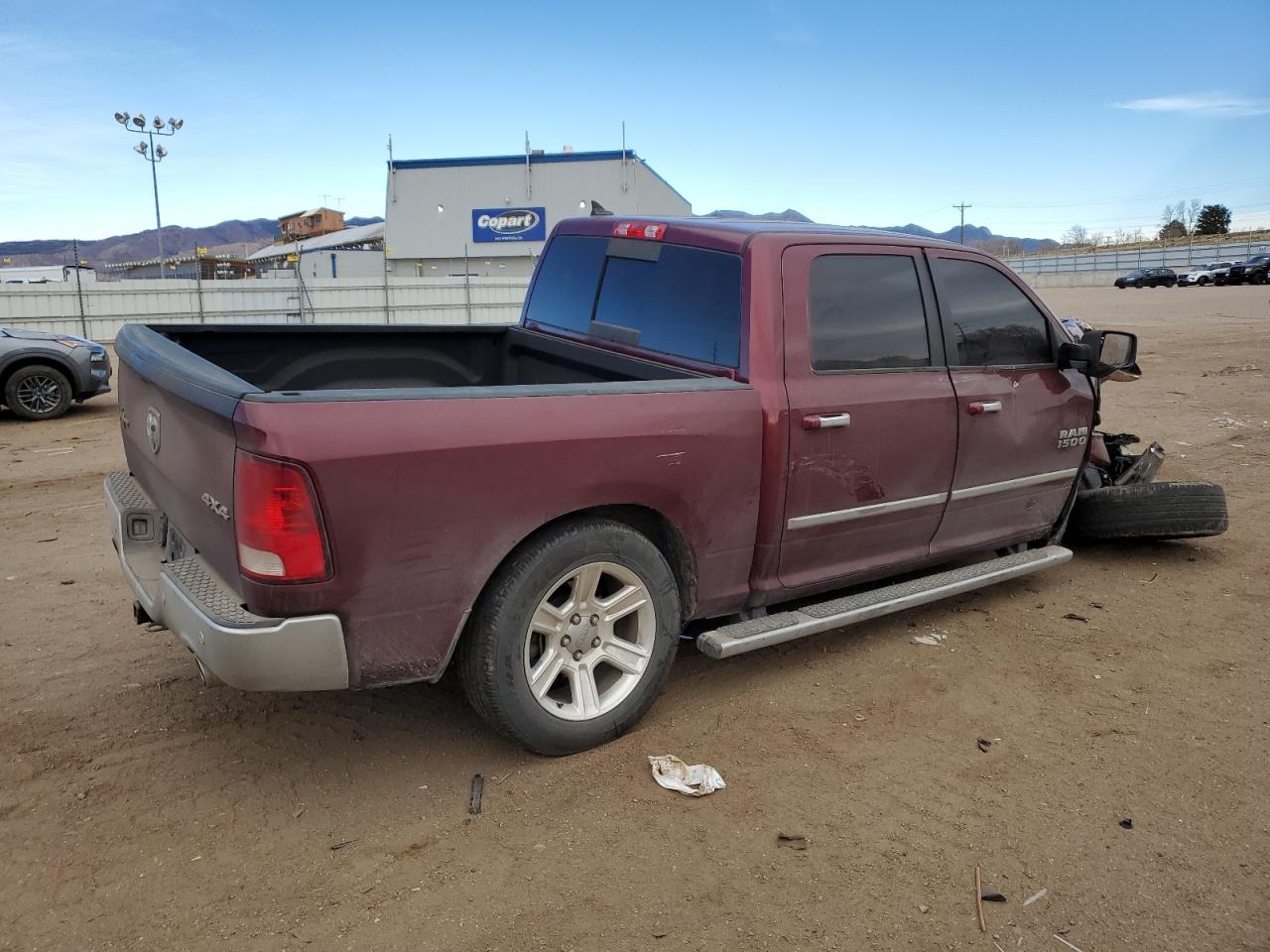 2016 RAM 1500 VIN 1C6RR7LT4GS391591 Copart auction photo, front end / undercarriage damage thumbnail 3
