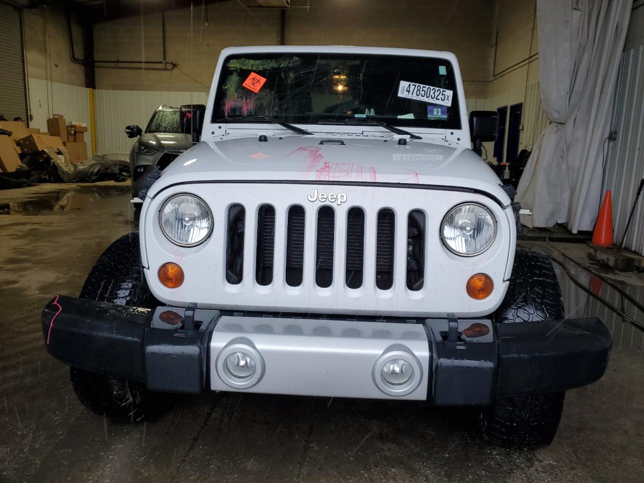 2013 Jeep Wrangler VIN 1C4BJWEG0DL662910 Copart auction photo, front end / side damage thumbnail 5