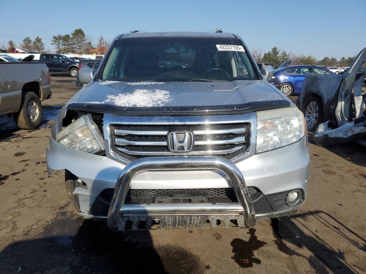 2014 Honda Pilot VIN 5FNYF4H92EB016978 Copart auction photo, front end damage thumbnail 5