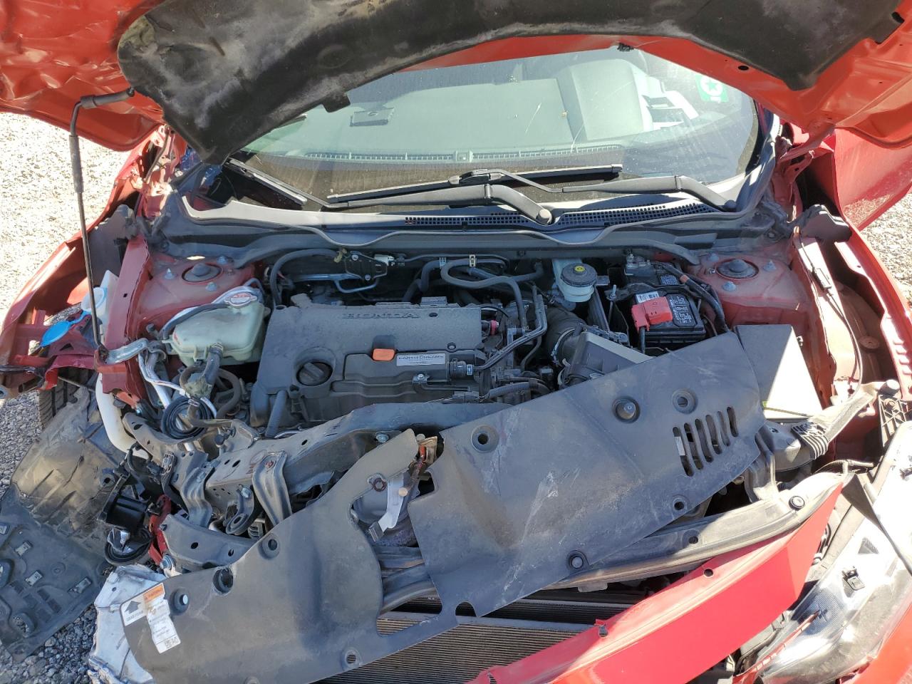 2017 Honda Civic VIN 2HGFC2F55HH557236 Copart auction photo, front end / mechanical damage thumbnail 11