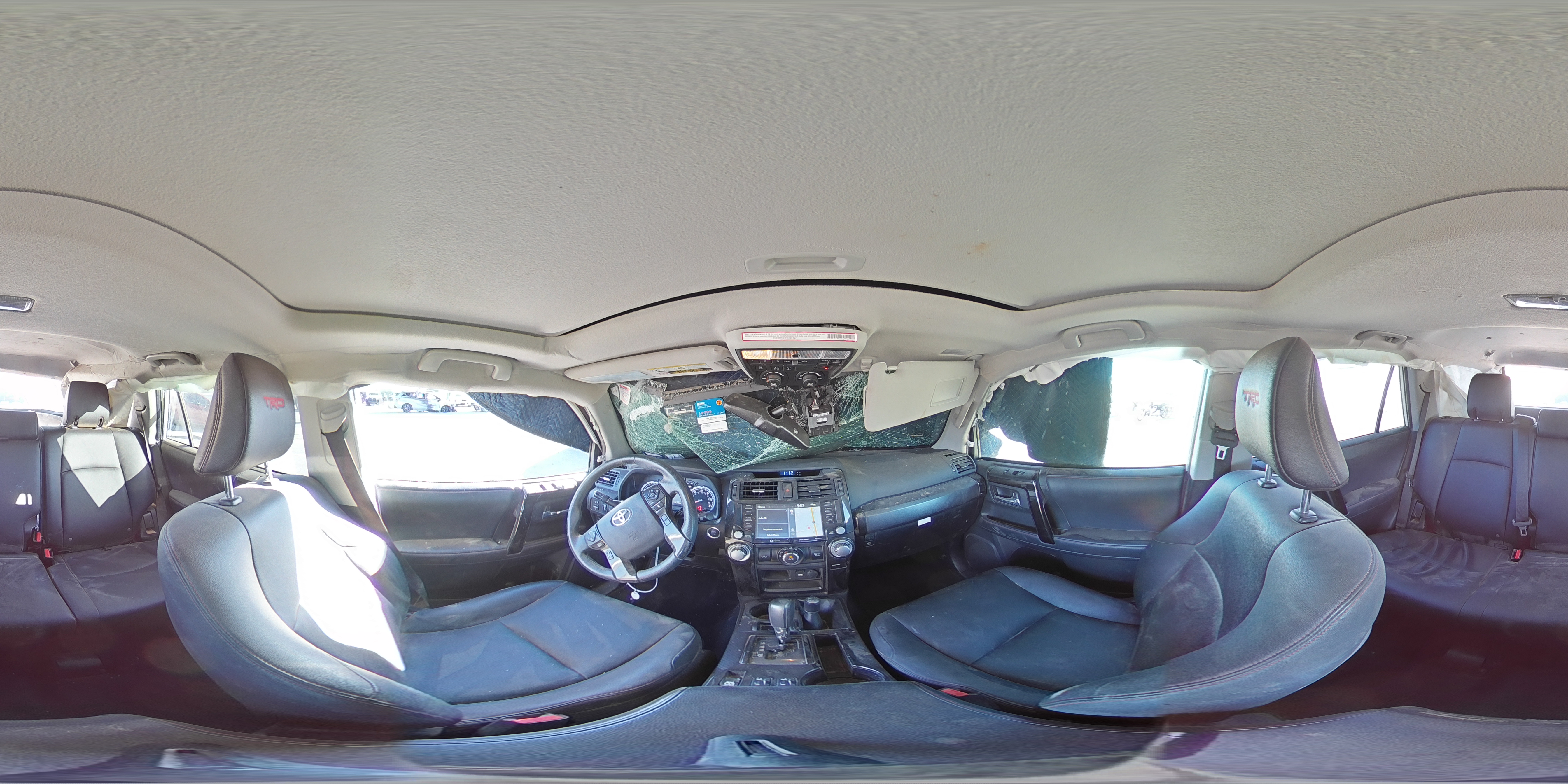 2021 Toyota 4Runner VIN JTEHU5JR1M5963883 Copart auction photo, rollover damage thumbnail 14