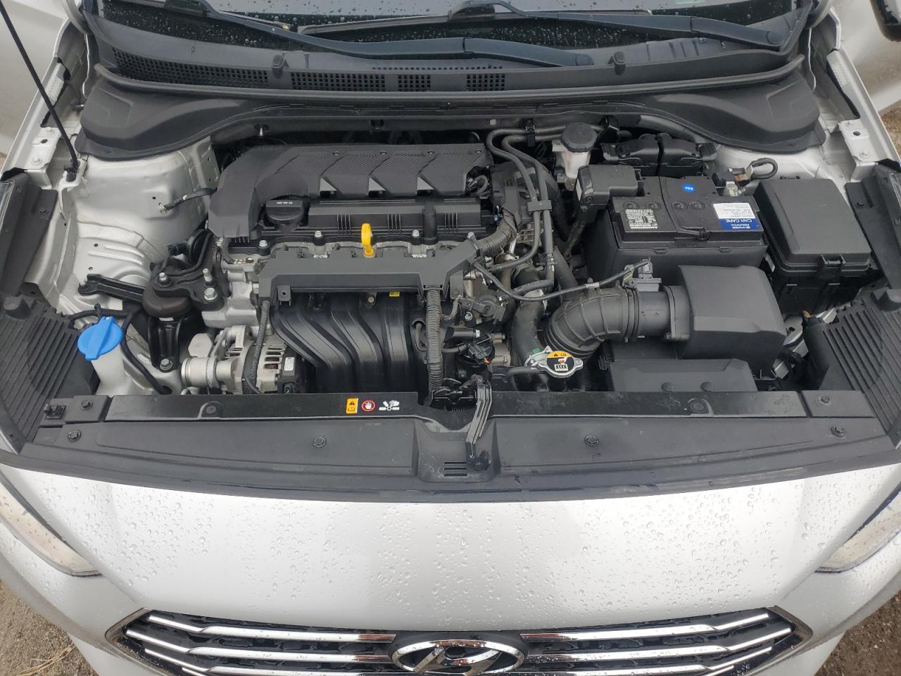 2021 Hyundai Accent VIN 3KPC24A60ME133890 Copart auction photo, side damage thumbnail 12