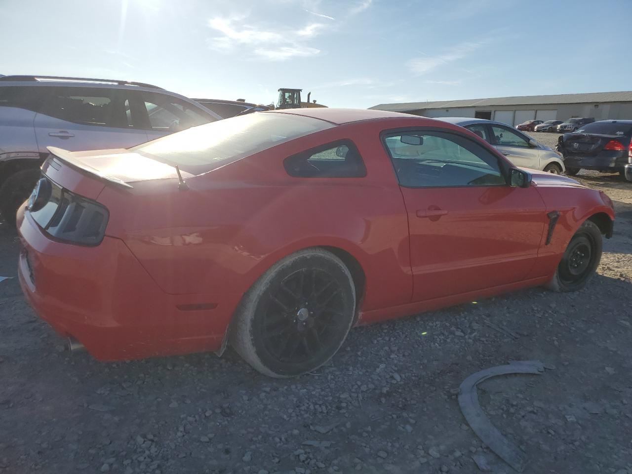 2014 Ford Mustang VIN 1ZVBP8AM8E5276650 Copart auction photo, undercarriage / front end damage thumbnail 3