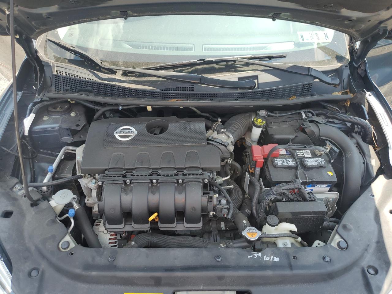 2014 Nissan Sentra VIN 3N1AB7AP3EY218761 Copart auction photo, side / undercarriage damage thumbnail 11