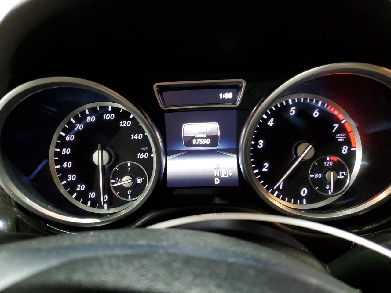 2015 Mercedes-Benz M-klasse VIN 4JGDA5HB9FA548756 Copart auction photo, front end damage thumbnail 9