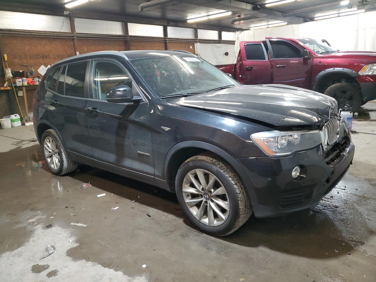 2016 BMW X3 VIN 5UXWX9C57G0D70049 Copart auction photo, front end damage thumbnail 4