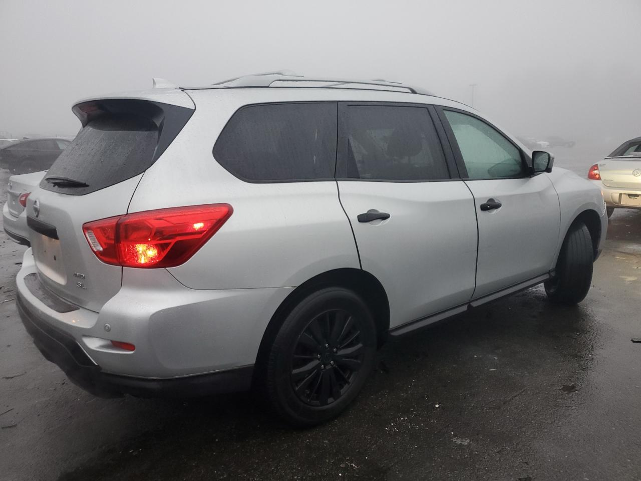 2020 Nissan Pathfinder VIN 5N1DR2CM9LC613329 Copart auction photo, side / front end damage thumbnail 3