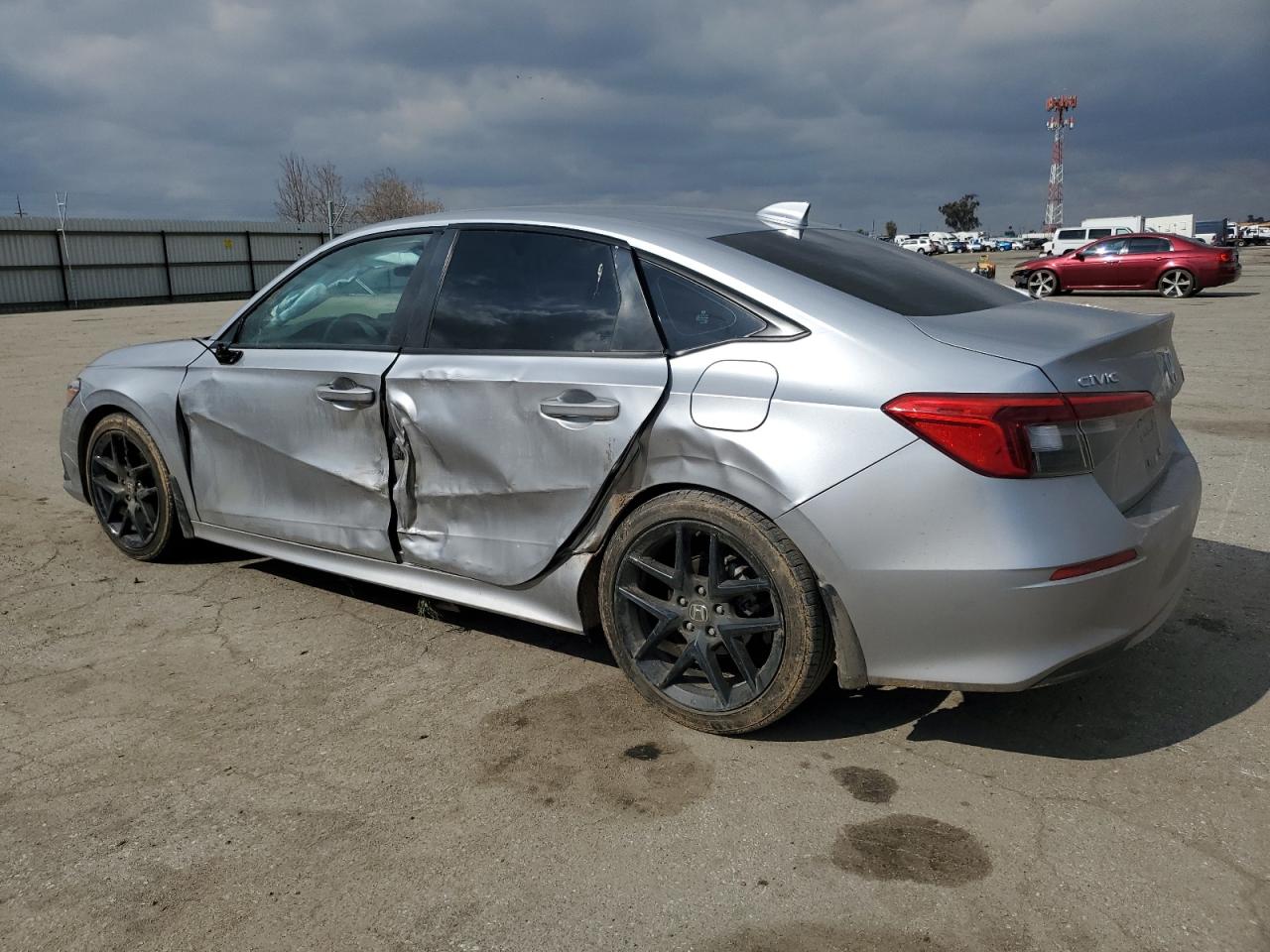 2023 Honda Civic VIN 2HGFE2F53PH536815 Copart auction photo, all over damage thumbnail 2