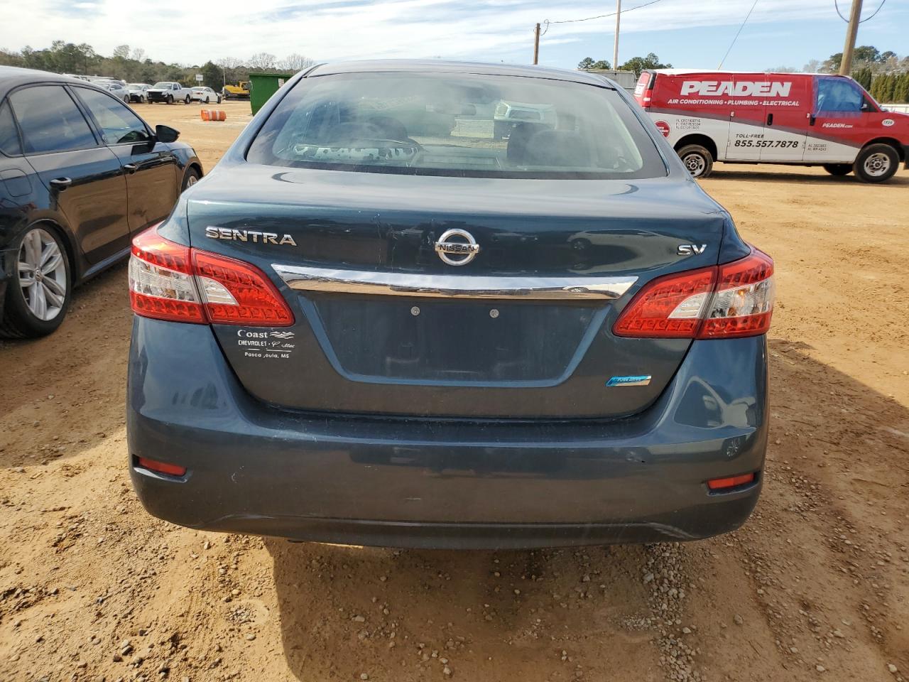 2013 Nissan Sentra VIN 3N1AB7AP2DL664976 Copart auction photo, front end damage thumbnail 6