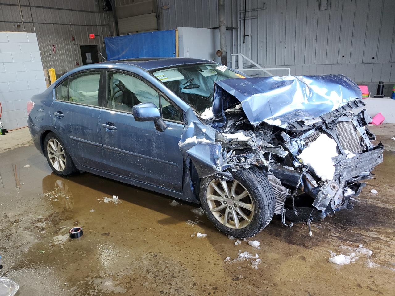 2014 Subaru Impreza VIN JF1GJAC63EH025961 Copart auction photo, front end / minor dent/scratches damage thumbnail 4