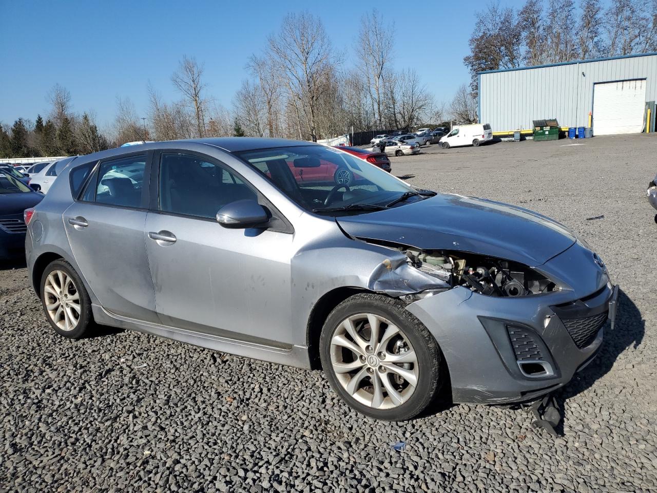 2010 Mazda 3 VIN JM1BL1H66A1138636 Copart auction photo, front end damage thumbnail 4