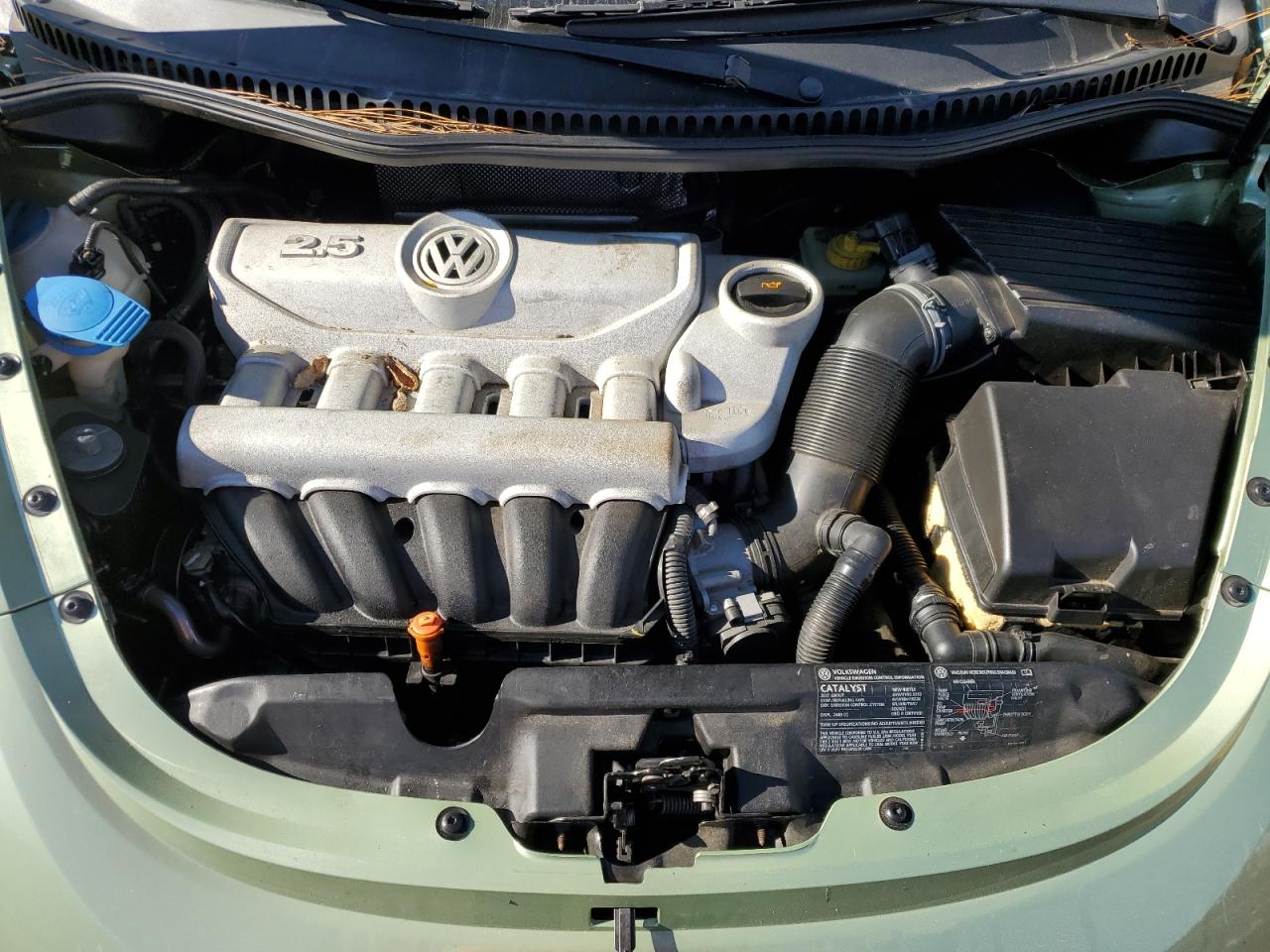 2006 Volkswagen Beetle VIN 3VWRW31C76M402908 Copart auction photo, front end damage thumbnail 11