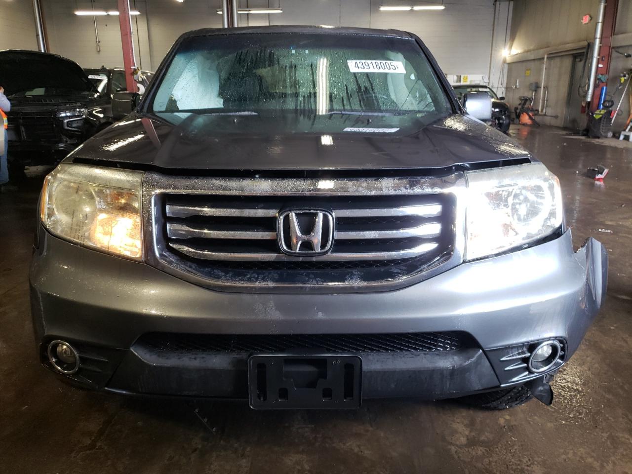 2013 Honda Pilot VIN 5FNYF4H51DB051359 Copart auction photo, undercarriage / front end damage thumbnail 5
