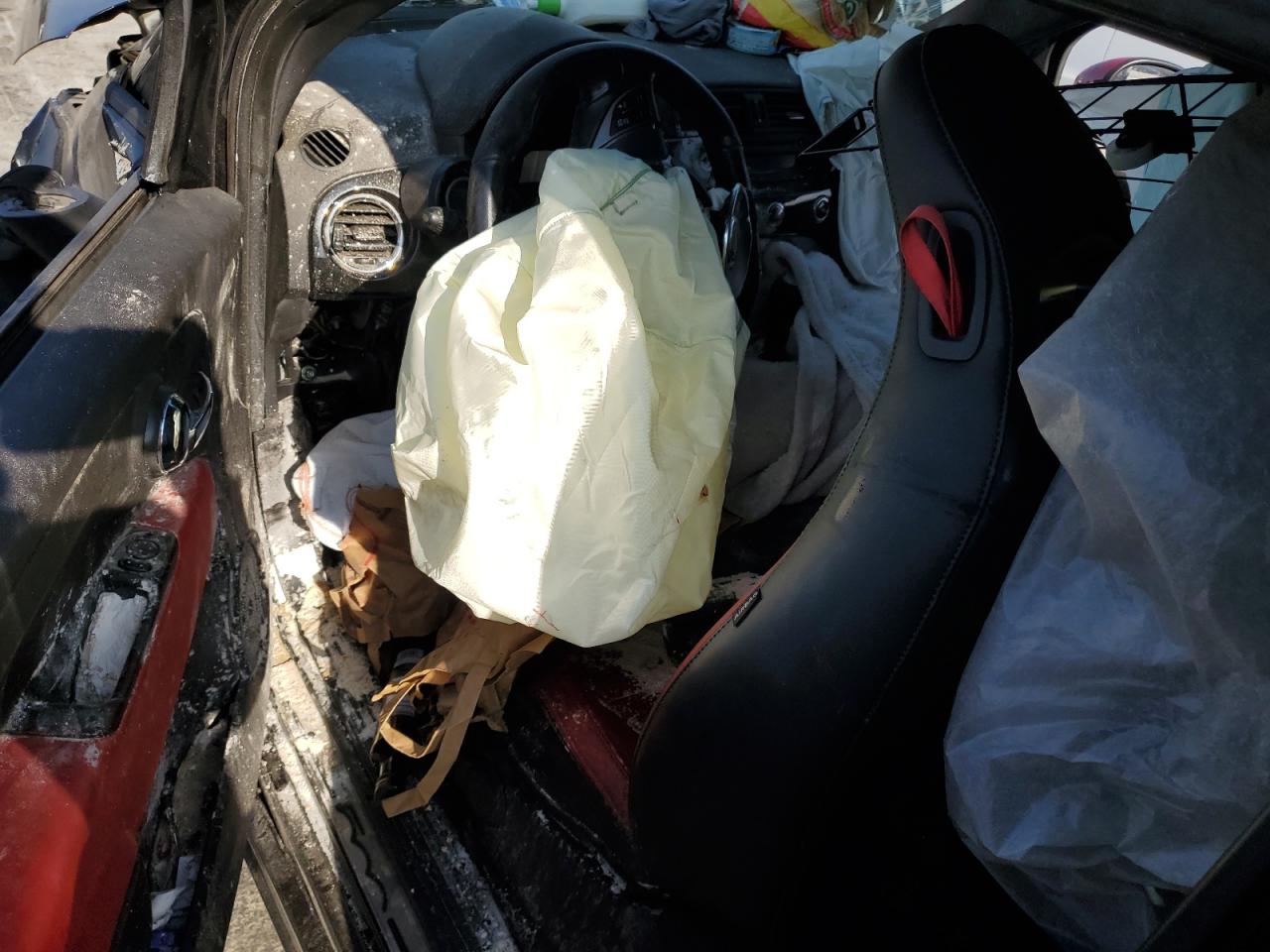 2013 Fiat 500 VIN 3C3CFFFH7DT743277 Copart auction photo, all over damage thumbnail 8