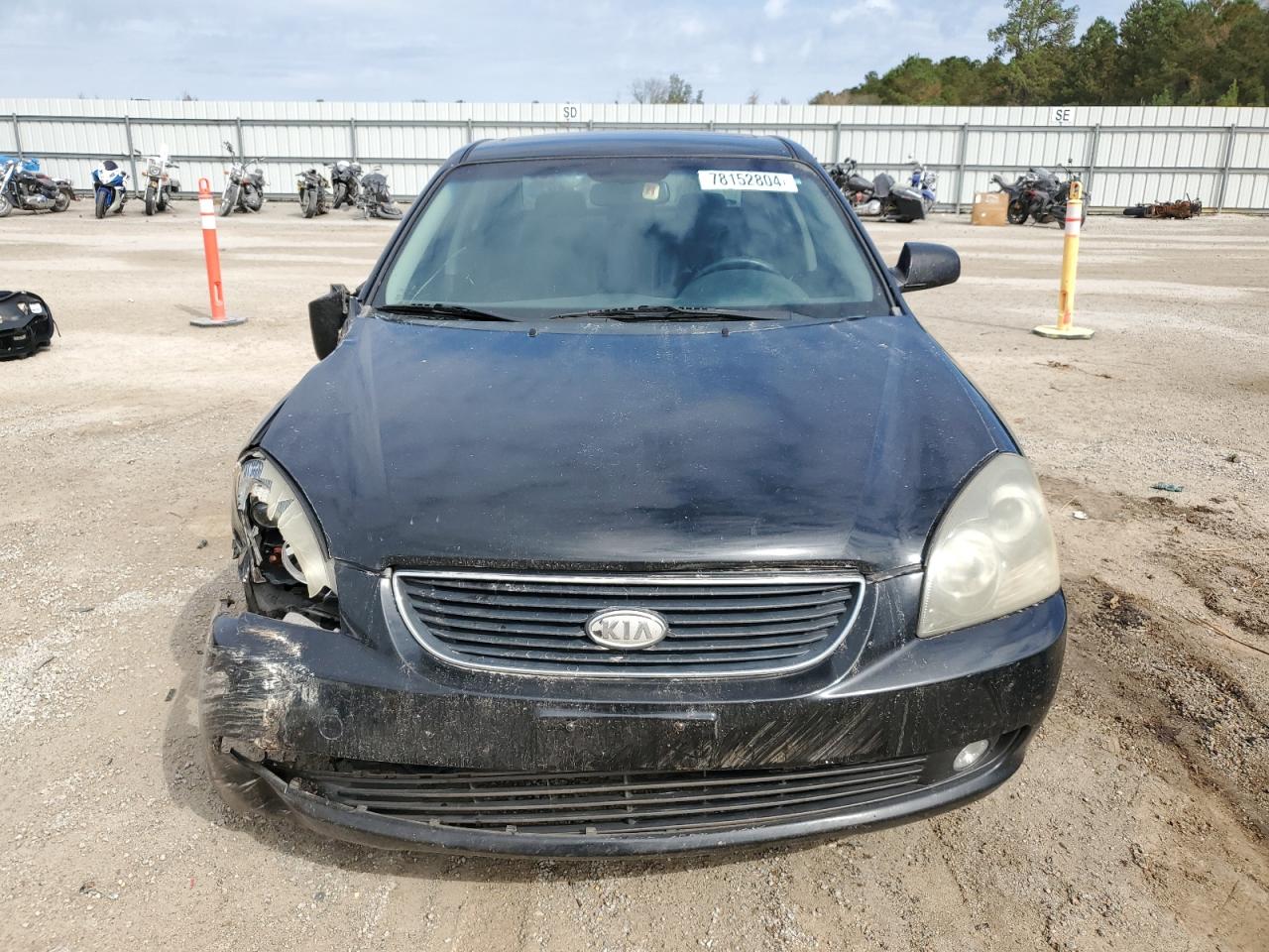 2006 KIA Optima VIN KNAGE124065066031 Copart auction photo, all over damage thumbnail 5