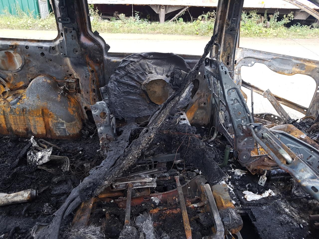 2014 Dodge Caravan VIN 2C4RDGBG7ER193274 Copart auction photo, burn damage thumbnail 10