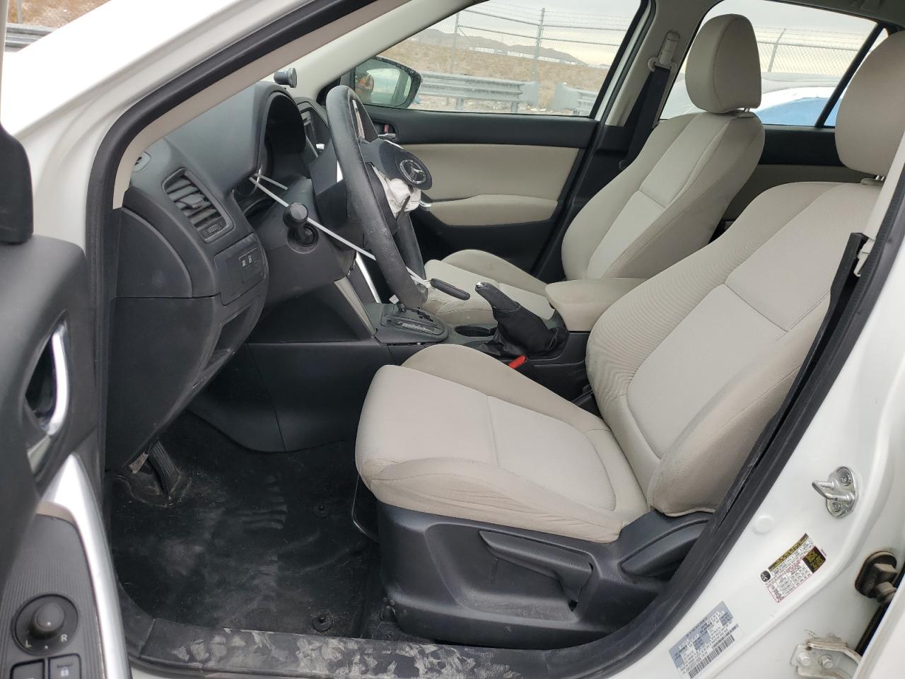2013 Mazda CX-5 VIN JM3KE2BE5D0134059 Copart auction photo, front end / side damage thumbnail 7