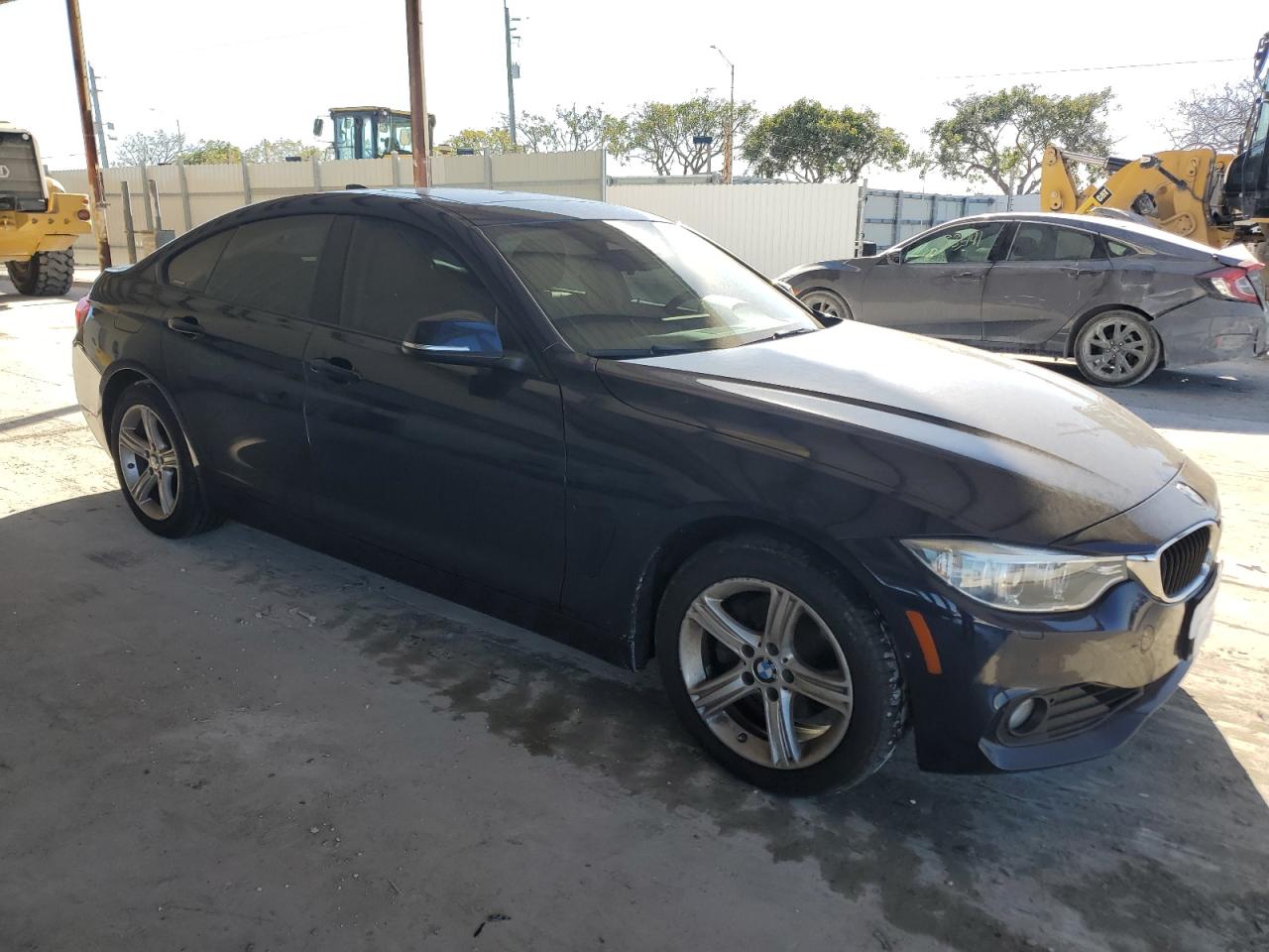 2015 BMW 4er VIN WBA4C9C54FD330243 Copart auction photo, water/flood damage thumbnail 4