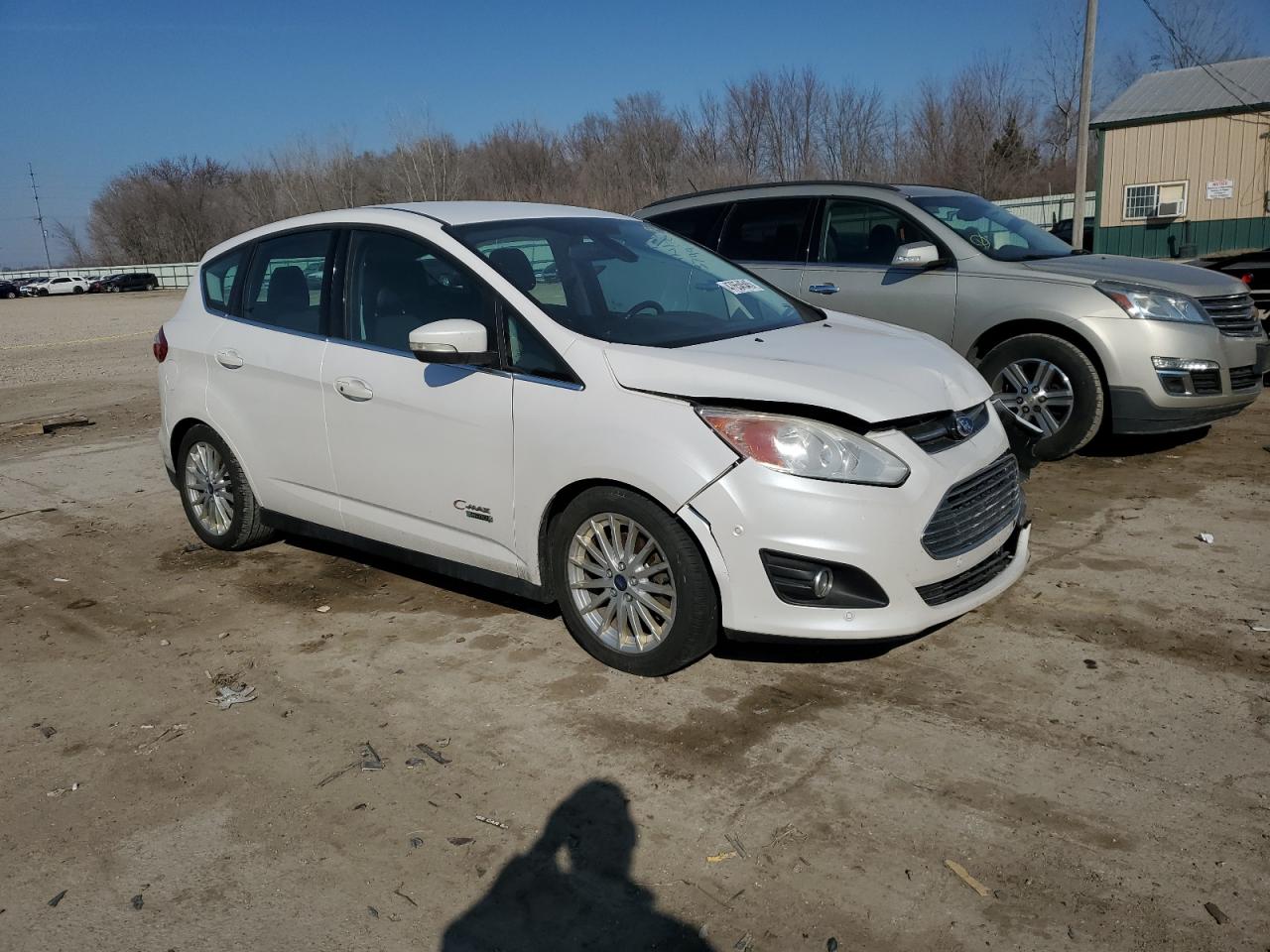 2013 Ford C-MAX VIN 1FADP5CU9DL543799 Copart auction photo, all over damage thumbnail 4