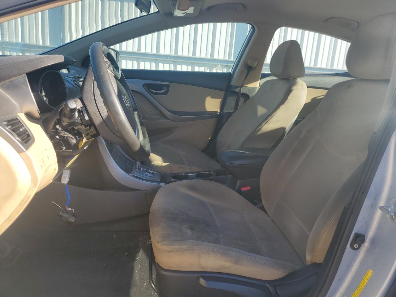 2013 Hyundai Elantra VIN KMHDH4AE3DU643402 Copart auction photo, vandalism / front end damage thumbnail 7
