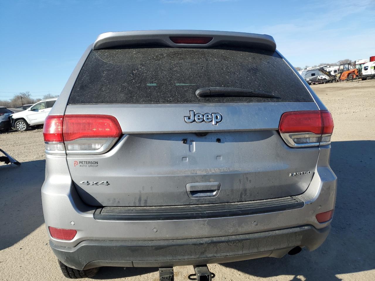 2018 Jeep Grand Cherokee VIN 1C4RJFAG7JC458198 Copart auction photo, front end / side damage thumbnail 6