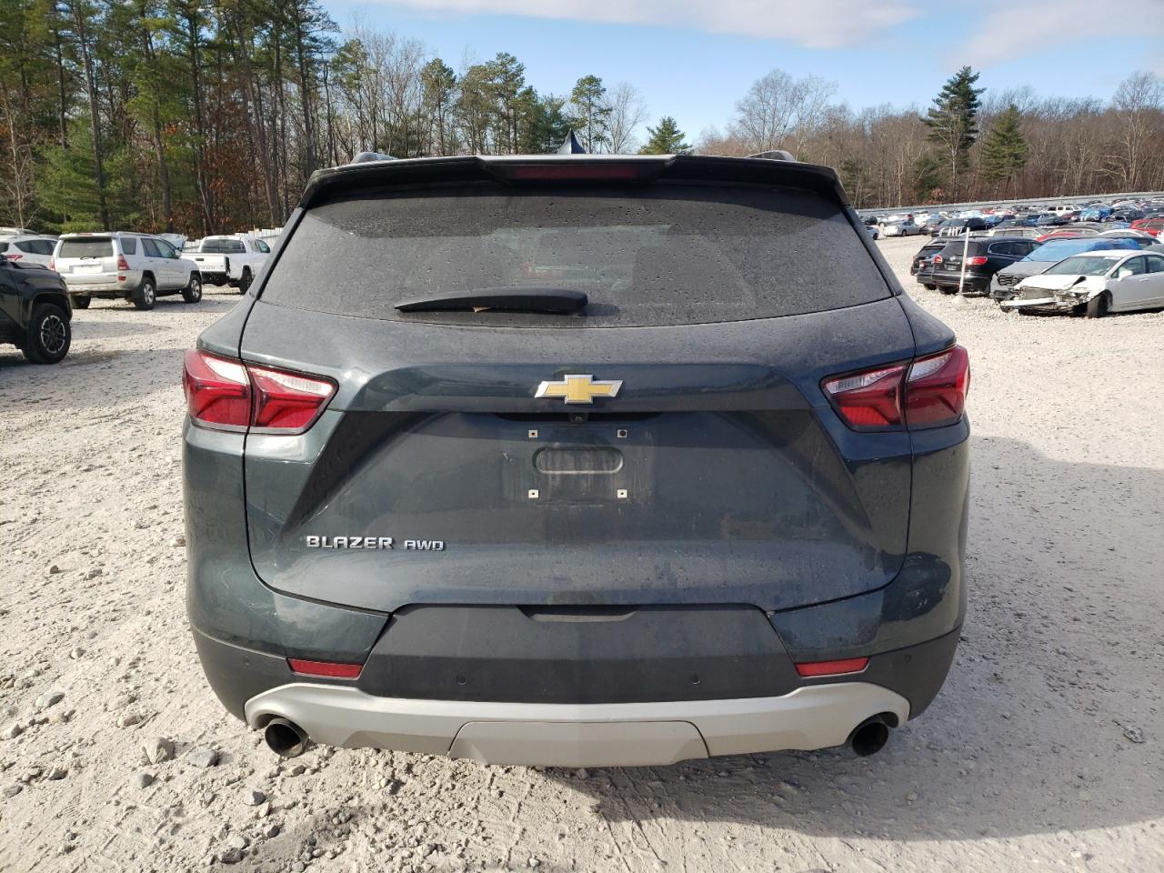 2019 Chevrolet Blazer VIN 3GNKBHRS7KS697479 Copart auction photo, front end / side damage thumbnail 6