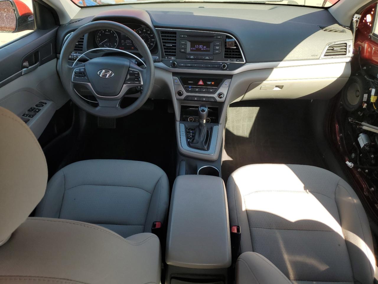 2017 Hyundai Elantra VIN 5NPD74LF2HH207542 Copart auction photo, front end / side damage thumbnail 8