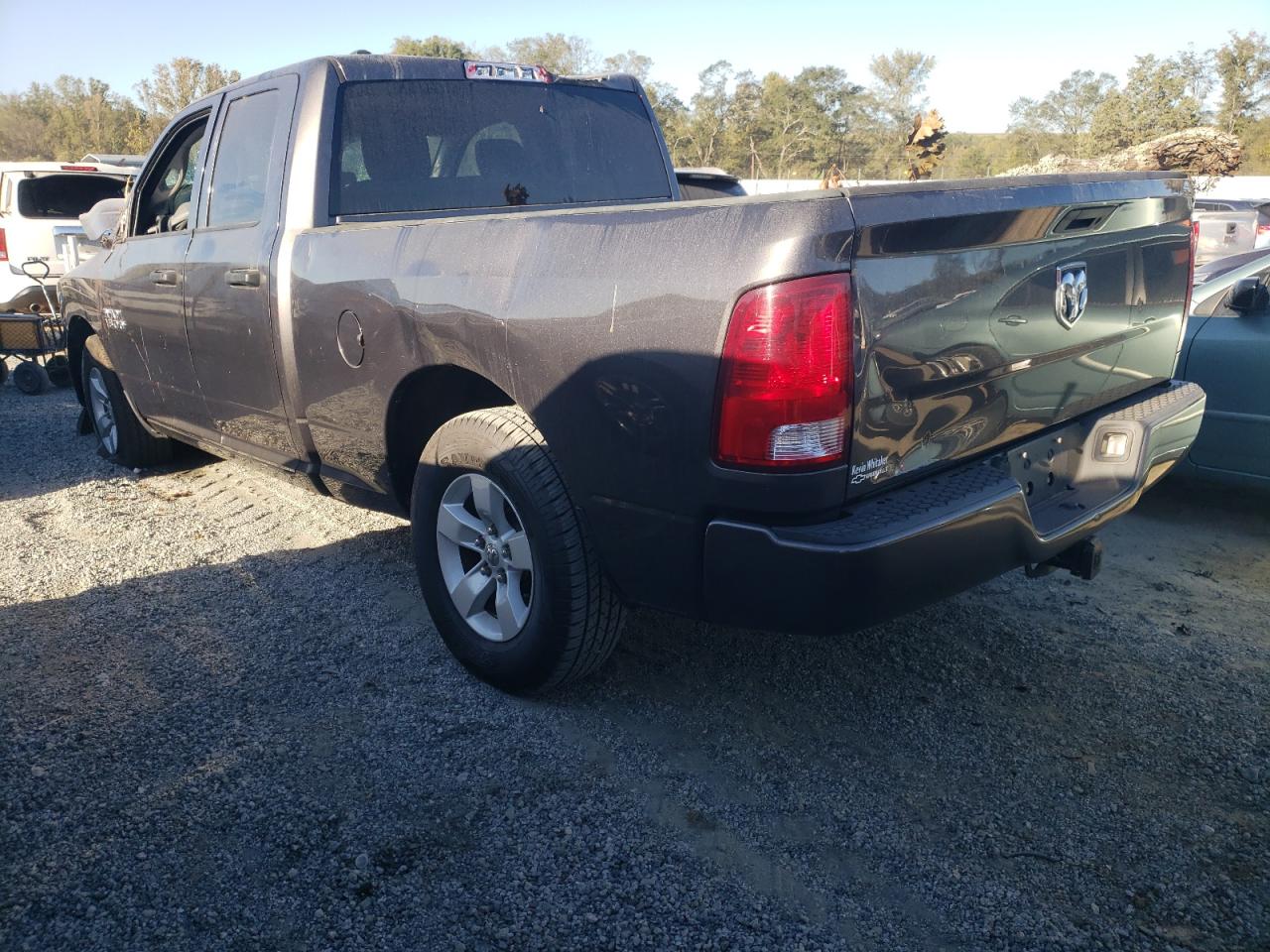 2017 RAM 1500 VIN 1C6RR6FGXHS790869 Copart auction photo, top/roof / front end damage thumbnail 2