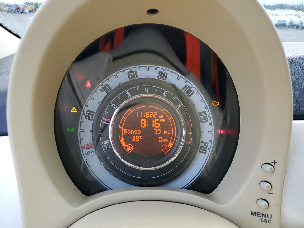 2012 Fiat 500 VIN 3C3CFFDR6CT169541 Copart auction photo, front end damage thumbnail 9