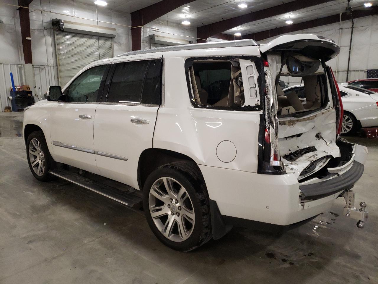 2017 Cadillac Escalade VIN 1GYS4CKJ9HR232084 Copart auction photo, rear end / mechanical damage thumbnail 2