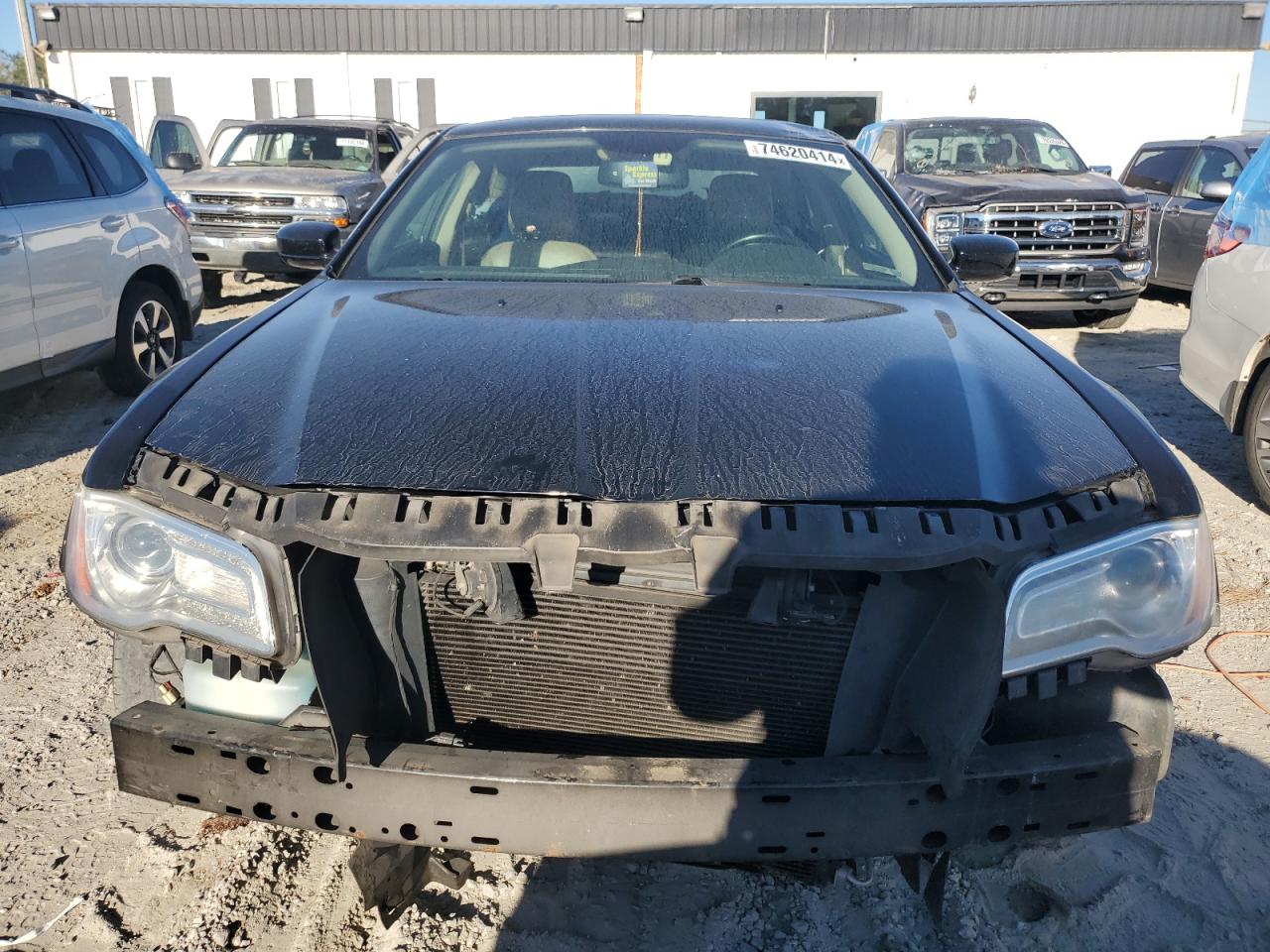 2013 Chrysler 300 VIN 2C3CCAAG8DH613978 Copart auction photo, front end / top/roof damage thumbnail 5