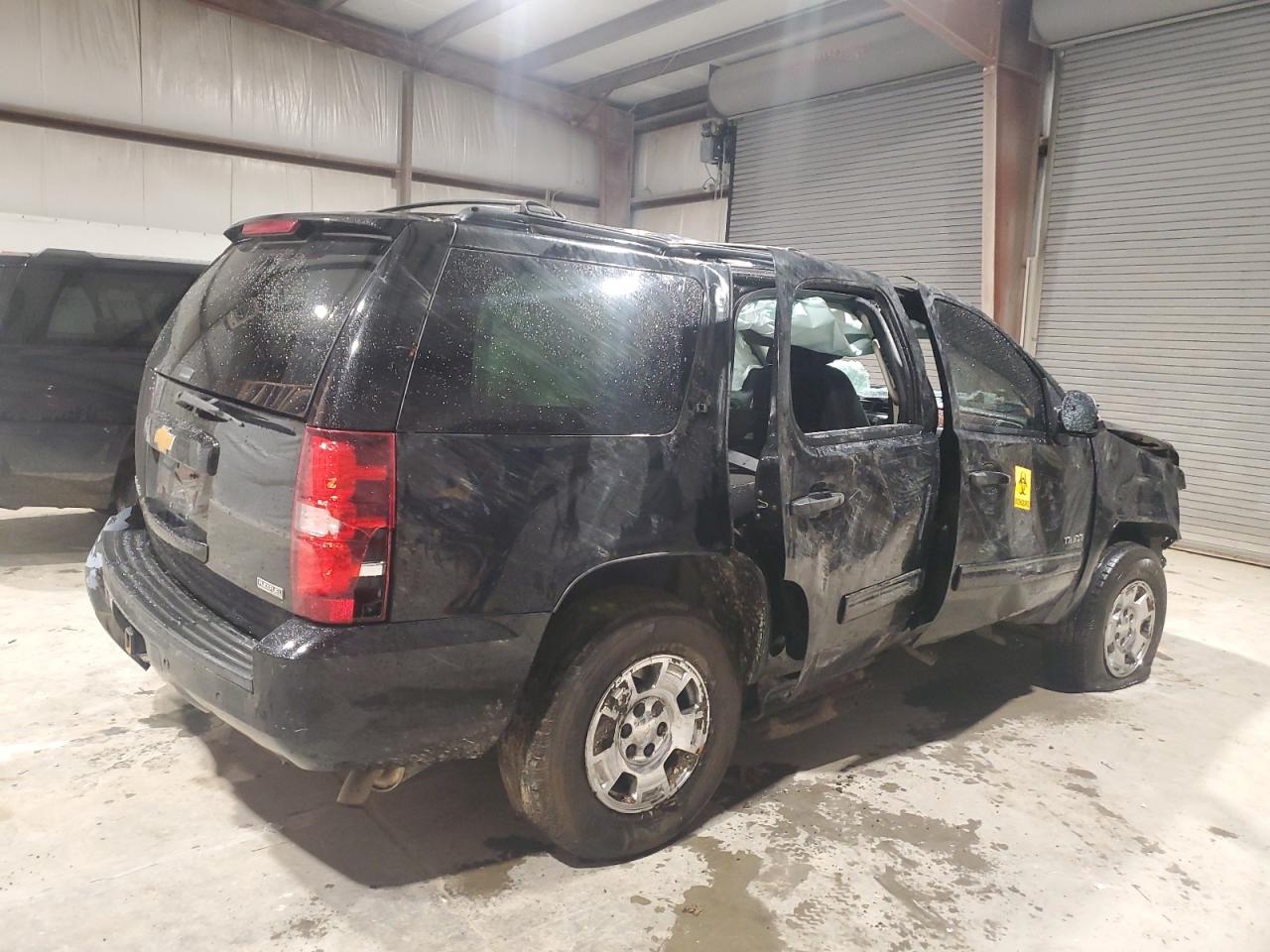 2012 Chevrolet Tahoe VIN 1GNSCBE09CR199741 Copart auction photo, rollover damage thumbnail 3