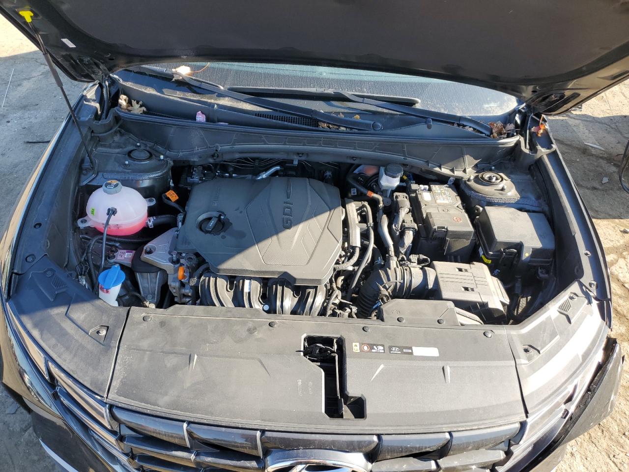 2024 Hyundai Tucson VIN KM8JBCDE6RU297010 Copart auction photo, front end / side damage thumbnail 12