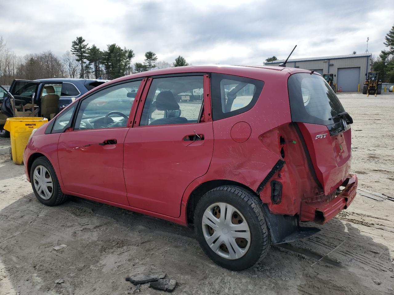 2009 Honda Fit VIN JHMGE87289S063708 Copart auction photo, rear end / side damage thumbnail 2
