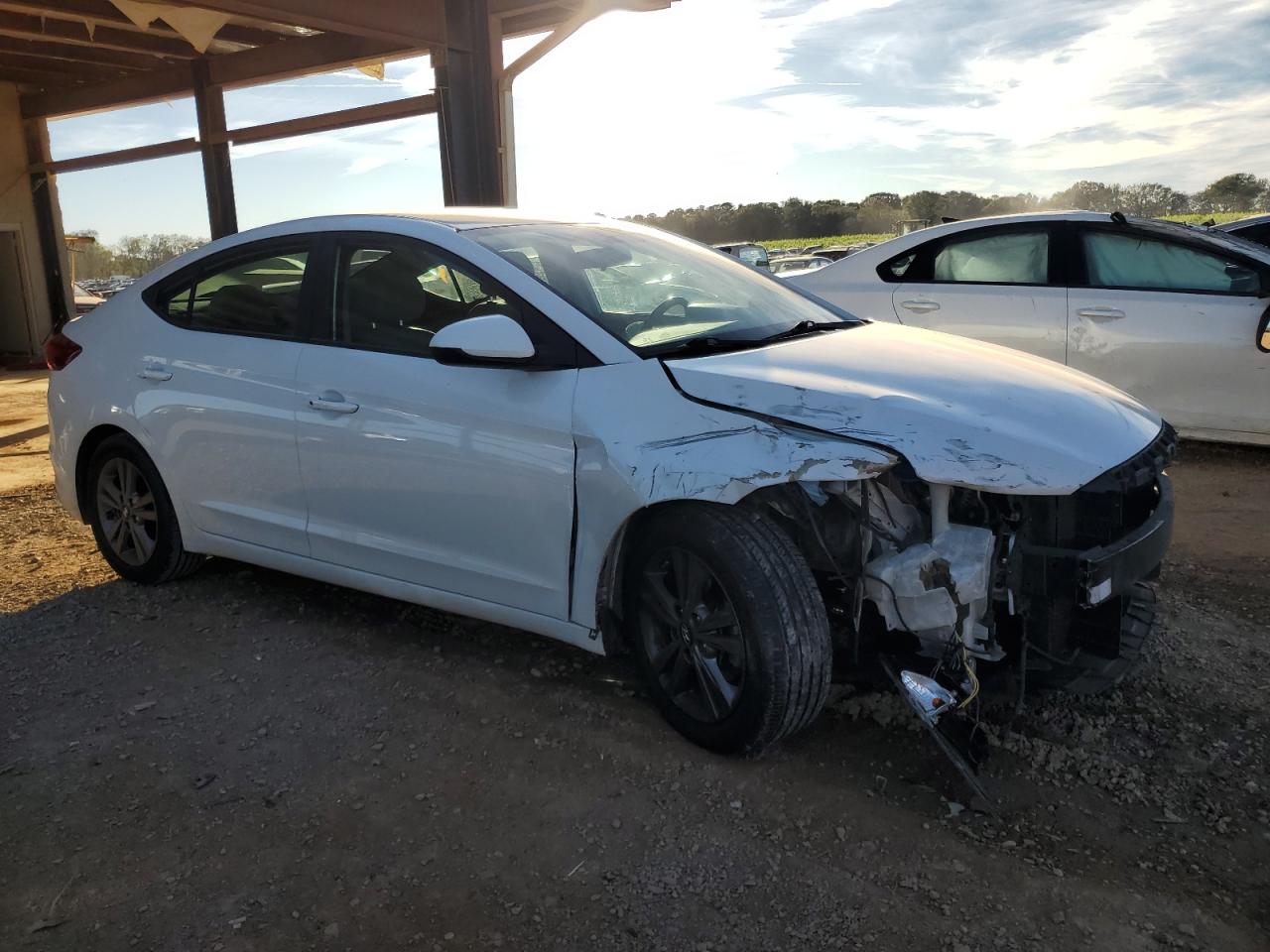2017 Hyundai Elantra VIN 5NPD84LF6HH062373 Copart auction photo, front end / side damage thumbnail 4