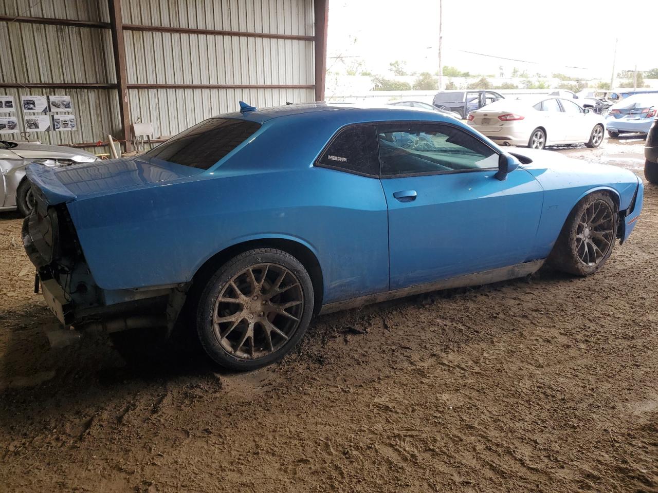 2015 Dodge Challenger VIN 2C3CDZDJ5FH821595 Copart auction photo, rear end / front end damage thumbnail 3