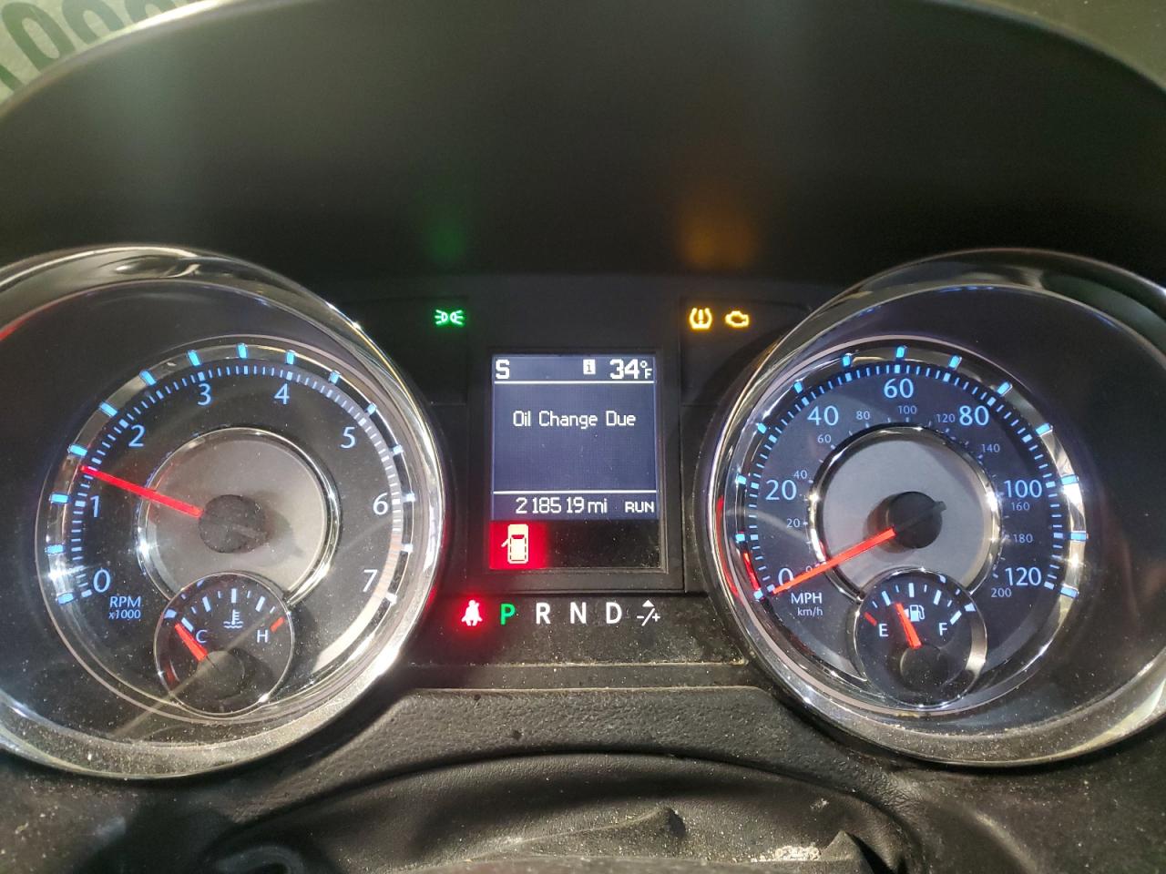 2014 Chrysler Town & Country VIN 2C4RC1BG8ER446893 Copart auction photo, front end / mechanical damage thumbnail 9