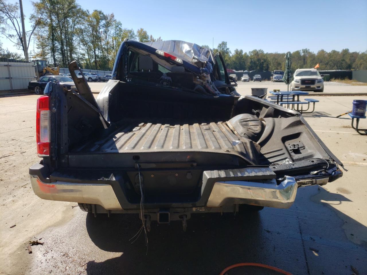 2019 Ford F250 VIN 1FT7W2B64KEG83093 Copart auction photo, top/roof damage thumbnail 6