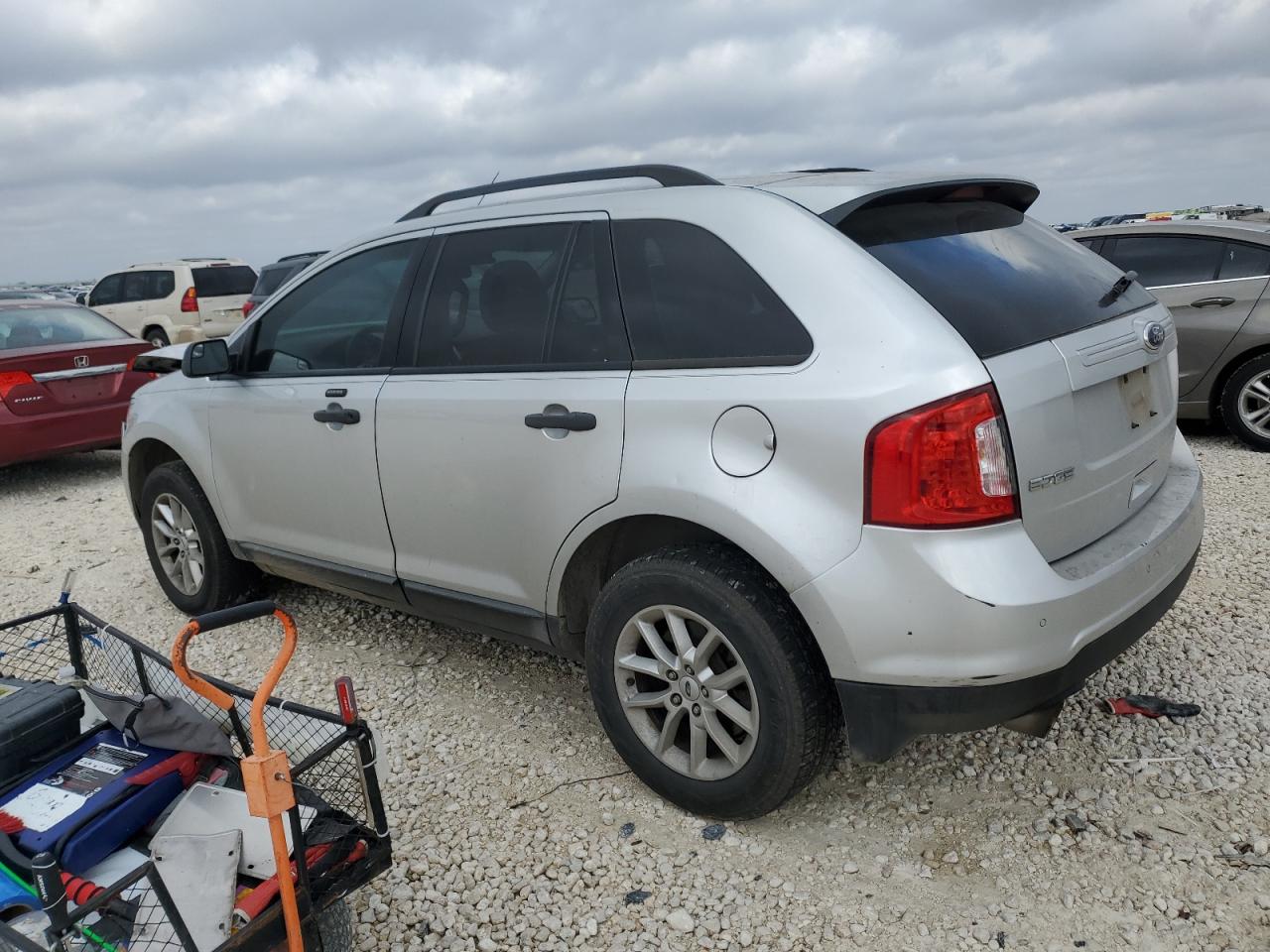 2013 Ford Edge VIN 2FMDK3GC9DBB17282 Copart auction photo, front end damage thumbnail 2