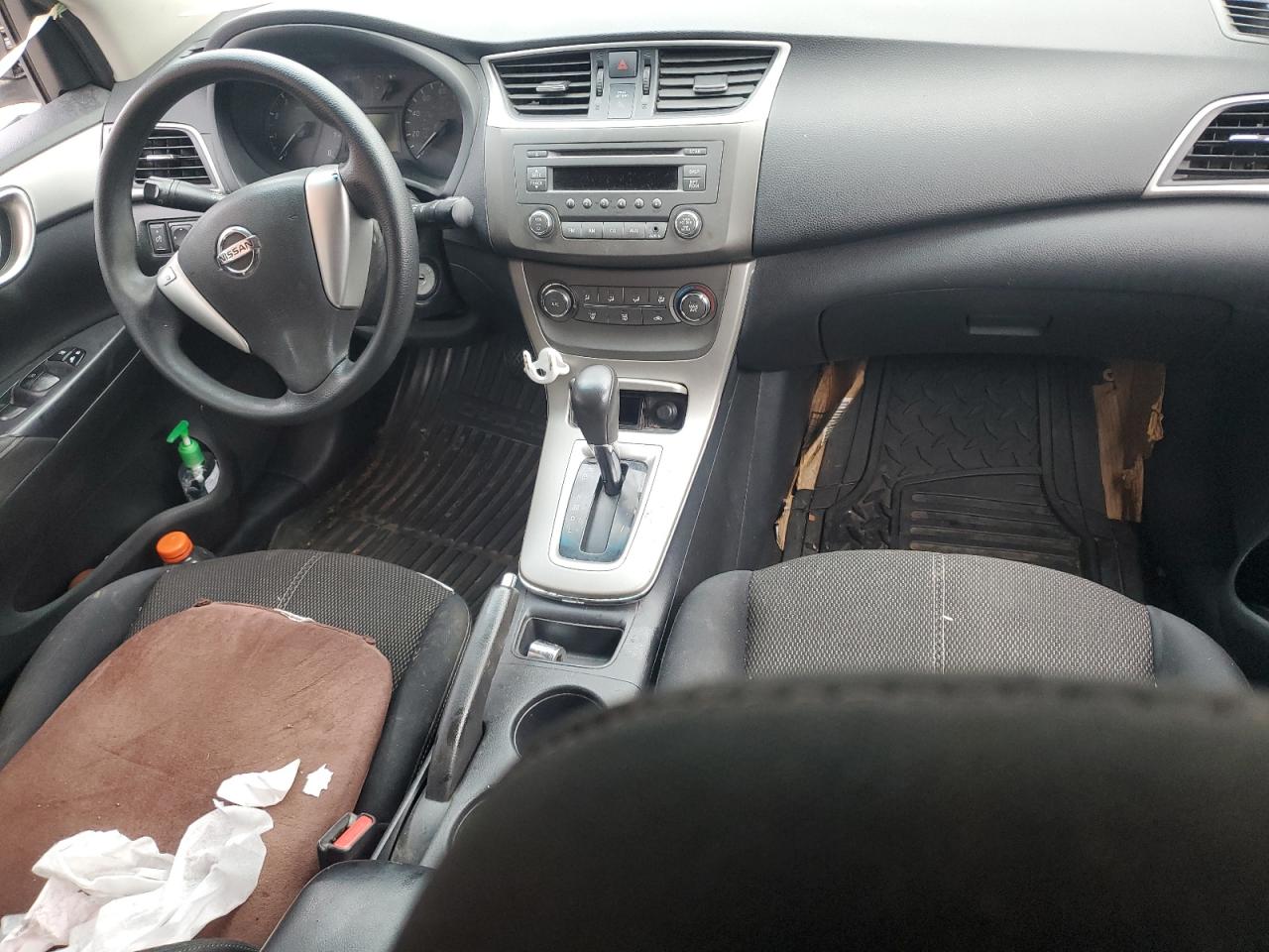2014 Nissan Sentra VIN 3N1AB7AP1EL684461 Copart auction photo, all over / front end damage thumbnail 8