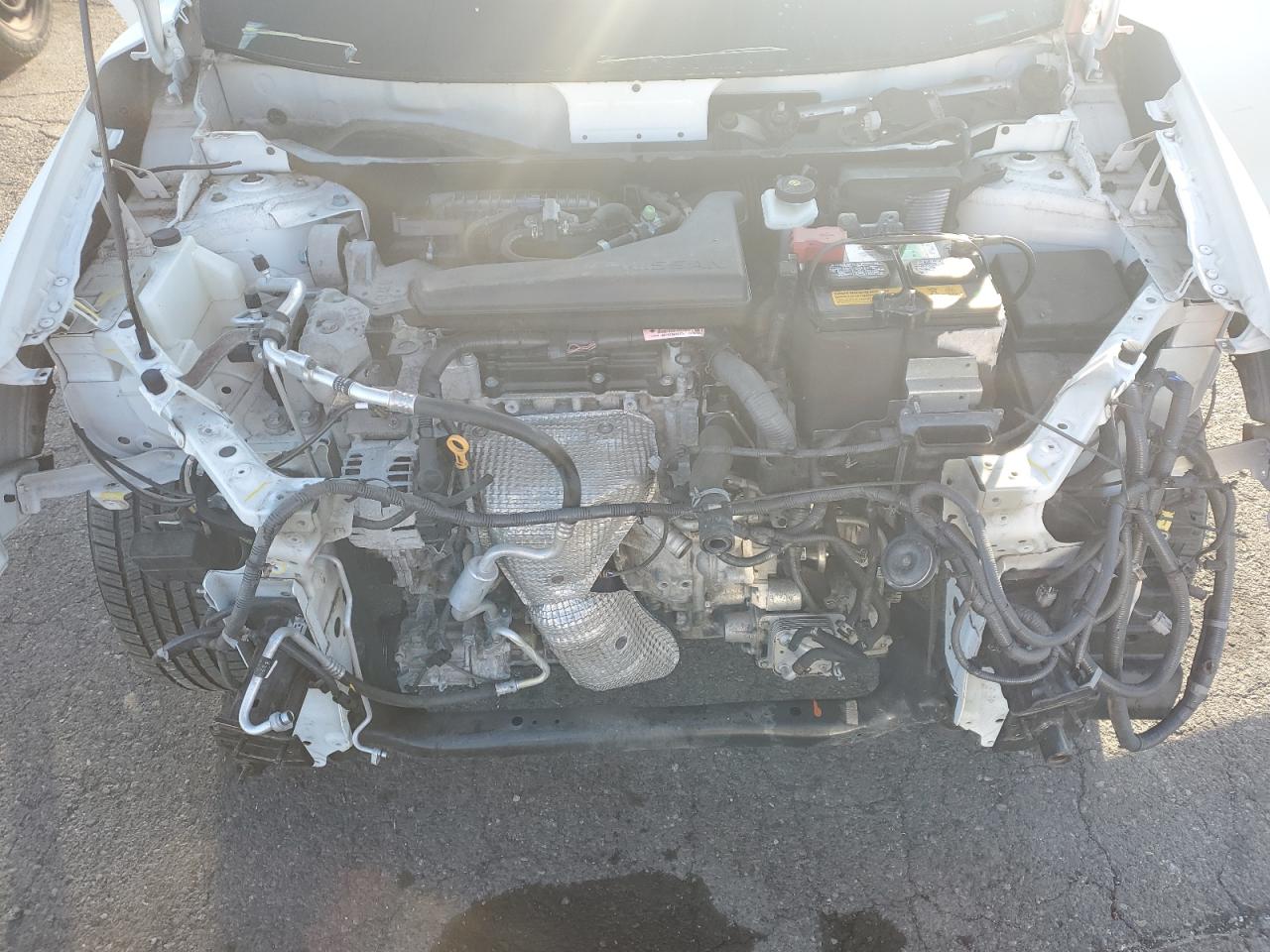 2014 Nissan Rogue VIN 5N1AT2MV6EC856594 Copart auction photo, front end / side damage thumbnail 11