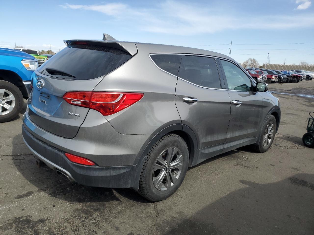 2013 Hyundai Santa Fe VIN 5XYZU3LB5DG038043 Copart auction photo, normal wear damage thumbnail 3