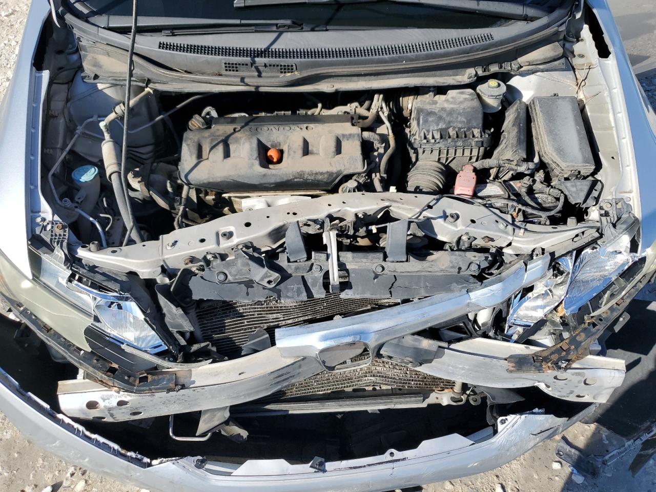 2012 Honda Civic VIN 19XFB2F53CE079789 Copart auction photo, front end / minor dent/scratches damage thumbnail 11